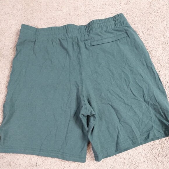 Pair of Thieves Shorts Medium Green Solid Super Soft Lounge Short NEW - Picture 7 of 7